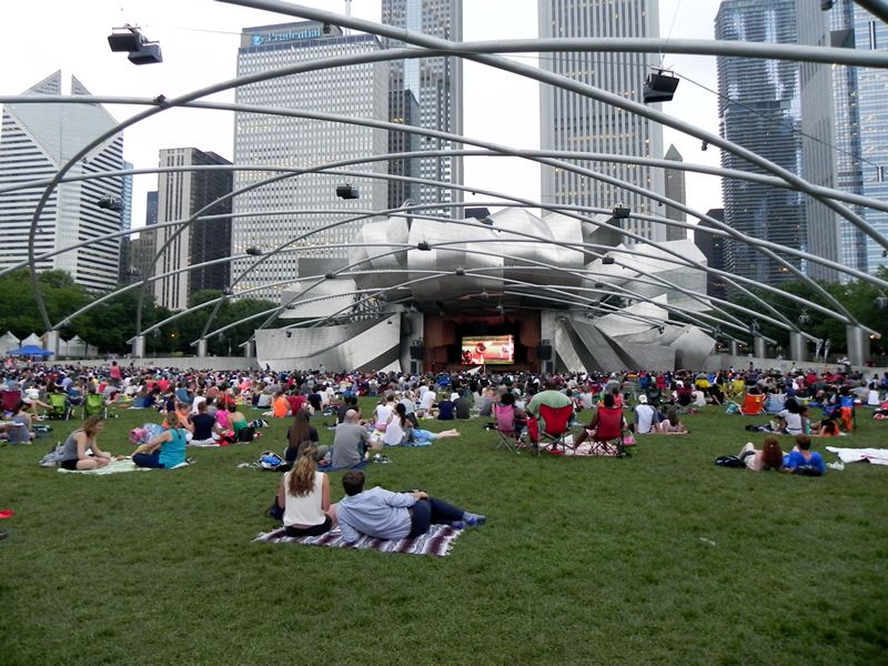 Millennium Park Summer Film Series em Chicago