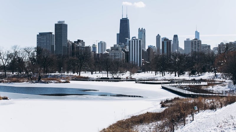 Quando neva em Chicago