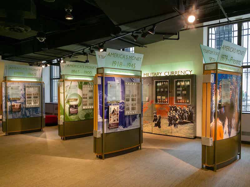 Exposição no Money Museum em Chicago
