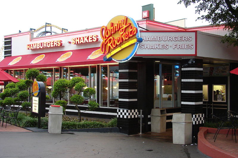 Johnny Rockets no parque Six Flags Great America