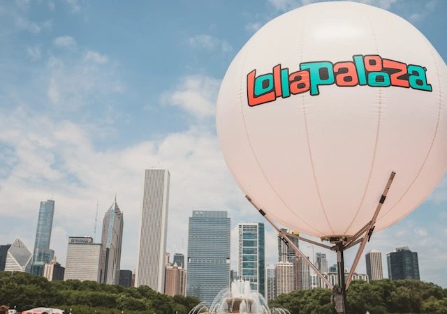 Balão do Lollapalooza em Chicago