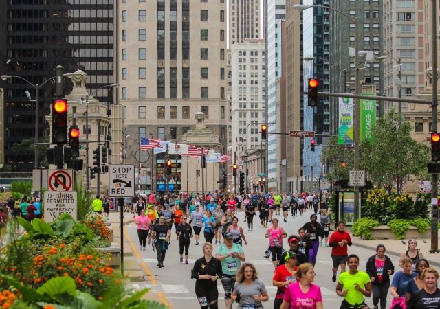 Run Mag Mile em Chicago