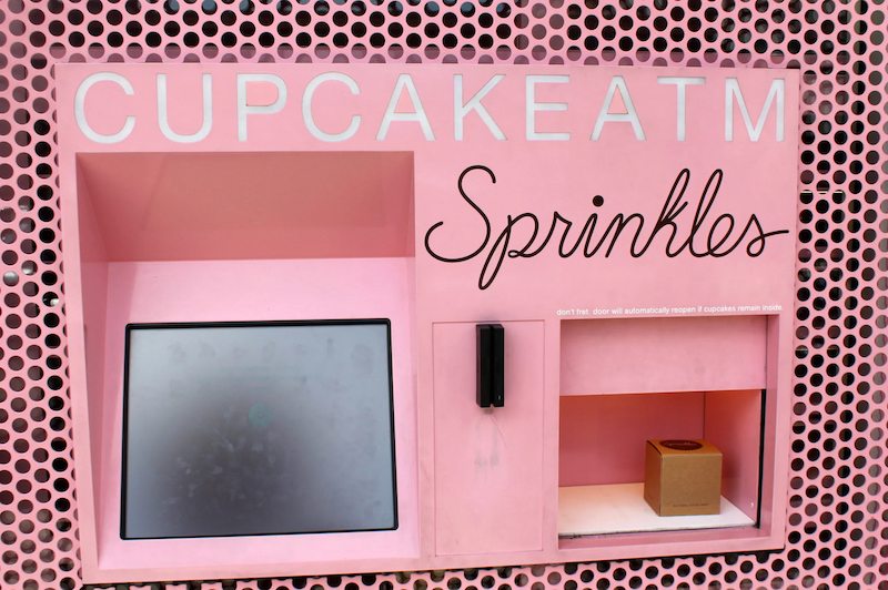 Tela da Sprinkles Cupcake ATM em Chicago